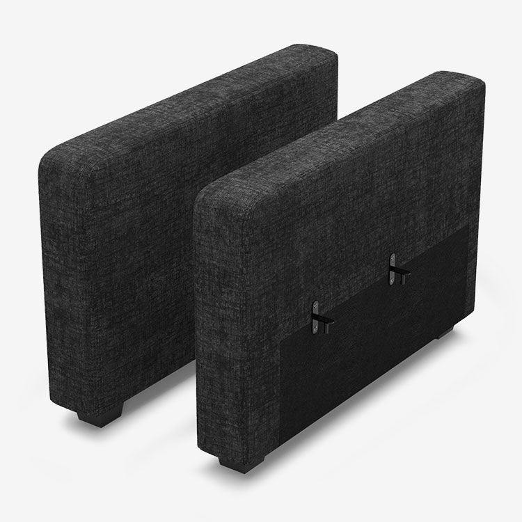Sofinity Cloud Couch sectional sofa in Graphite Grey, chenille fabric, A-Pair of Arms | Individual Modules configuration #50245401116892