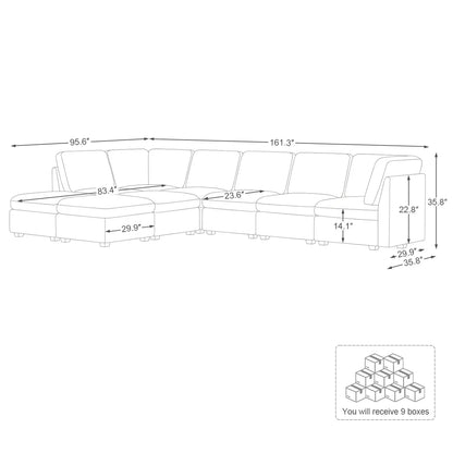 Sofinity Cloud Couch Sectional For Living Room