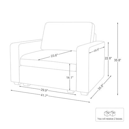 Sofinity Cloud Couch Sectional For Living Room